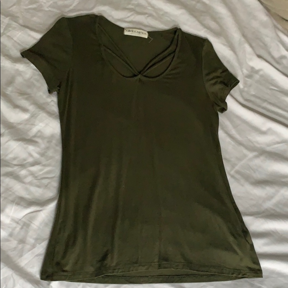 Women’s shirt I’d olive green